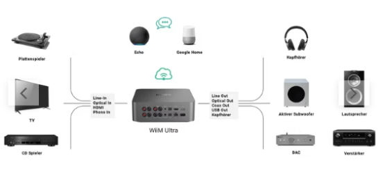 WiiM Ultra Audiophiles Streaming, Gray
