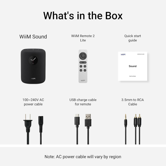 WiiM Sound BLACK & WITHE